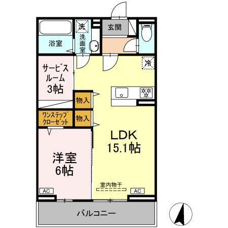 ローレルハイム（202） 間取り図画像