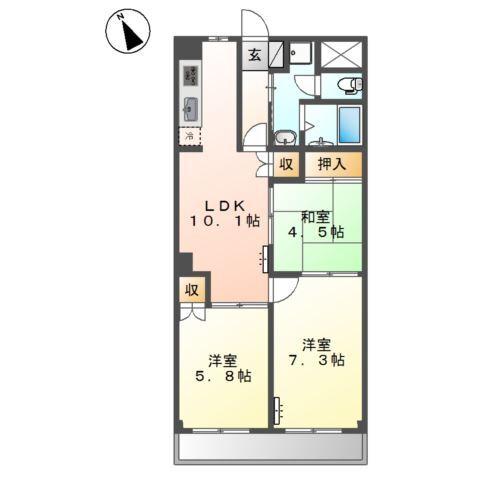 プラザ・ディア 間取り図画像