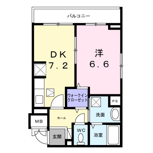 Ｌｅｓ　ａｉｌｅｓ‐レゼル‐（101） 間取り図画像