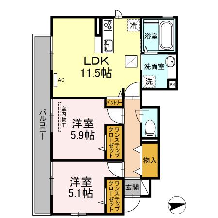 パークハイム（101） 間取り図画像