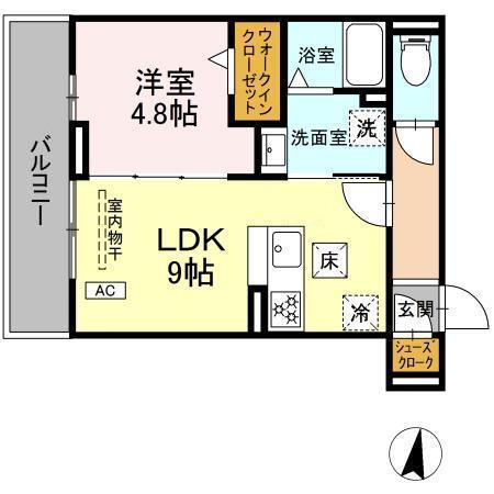 D Paina 中丸子（105） 間取り図画像