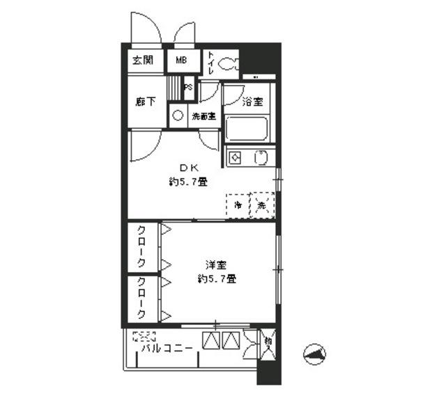 ラフィーネ港北（306） 間取り図画像