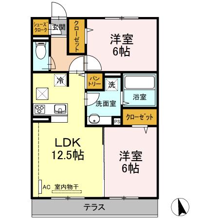 マ・メール・ロワ（105） 間取り図画像