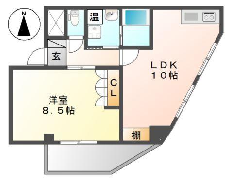 クレシアコート 間取り図画像