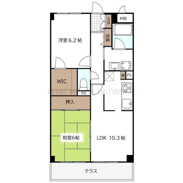 現況優先※102号室の間取り