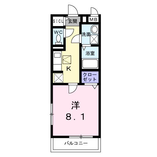 ブレーメンハウス（106） 間取り図画像
