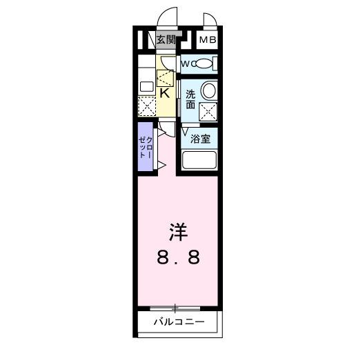 ブレーメンハウス（104） 間取り図画像