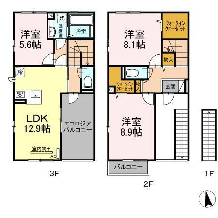  間取り図写真