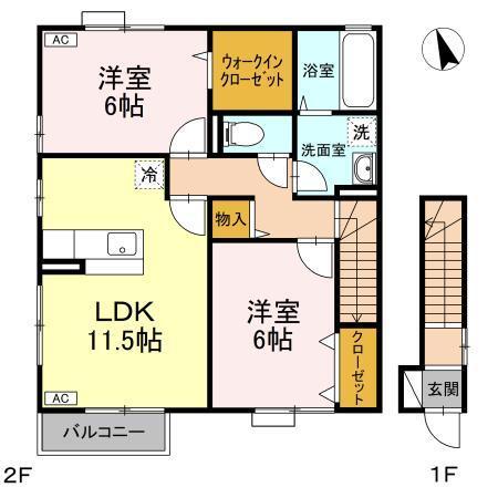 ラフィーネ（102） 間取り図画像
