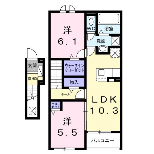 ノール・ボヌール（202） 間取り図画像