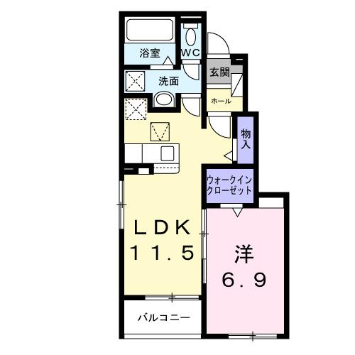 ノール・ボヌール（103） 間取り図画像