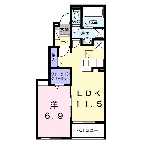 ノール・ボヌール（102） 間取り図画像