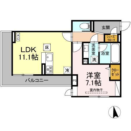 スリジエ（101） 間取り図画像