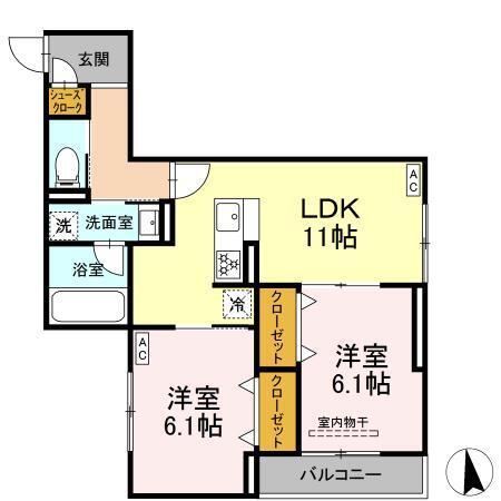 スリジエ（205） 間取り図画像