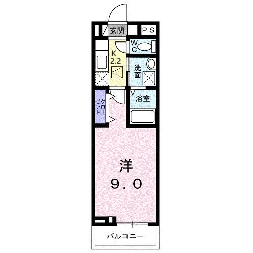 ラフレシール・ヴァン（103） 間取り図画像