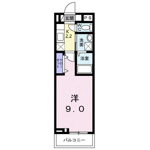 ラフレシール・ヴァン（203） 間取り図画像
