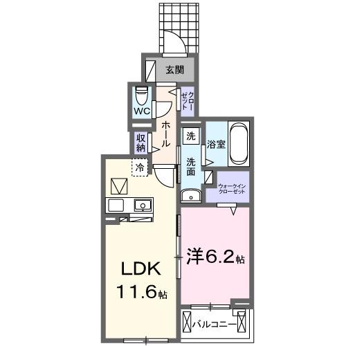 シャンティ長沢（103） 間取り図画像