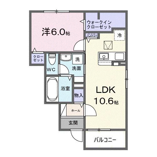 フジ　ビスタ（103） 間取り図画像