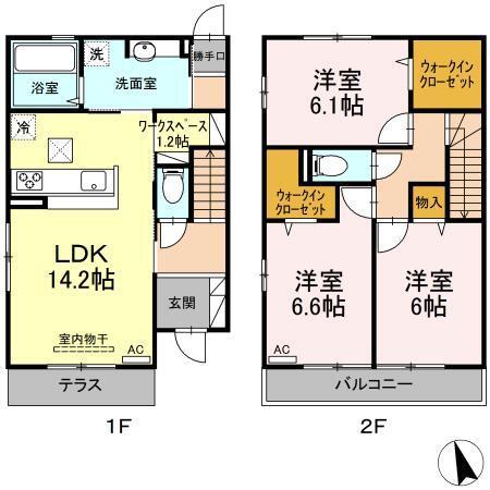プランドール（101） 間取り図画像