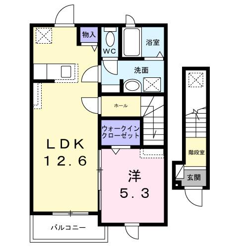 メゾン　ヒヨリ（201） 間取り図画像
