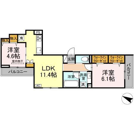 Lumiere（302） 間取り図画像