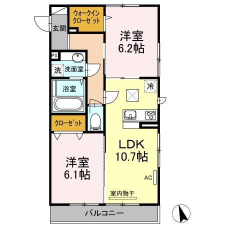 楓Ⅲ（103） 間取り図画像
