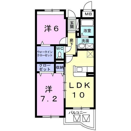 ヴィ　ルーラル（302） 間取り図画像