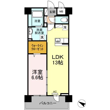 ＰＬＡＺＡ池尻１（303） 間取り図画像