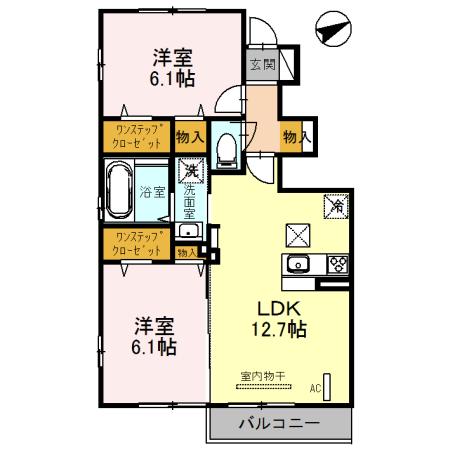 プレミール・イダⅡ（105） 間取り図画像