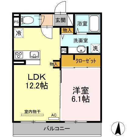 メゾンヴィクトワール梶ヶ谷（305） 間取り図画像