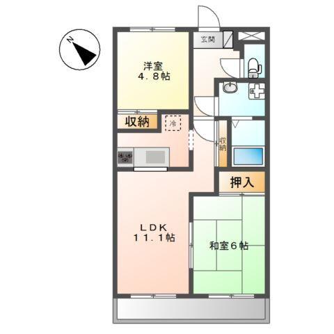 メゾンドリーム 間取り図画像