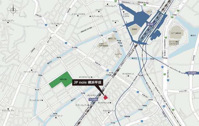 ＪＰ　ｎｏｉｅ　横浜平沼（208） 地形図・案内図
