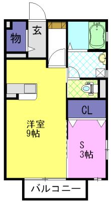アリーナ鶴田駅南（202） 間取り図画像