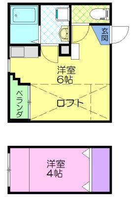 プラムハイツ（310） 間取り図画像