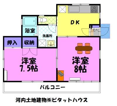 笹沼コーポ（1） 間取り図画像