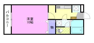 カームテラス御幸 B（309） 間取り図画像