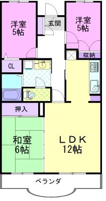 プラーナタウン（206） 間取り図画像