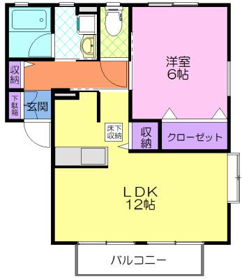 VERDE（202） 間取り図画像