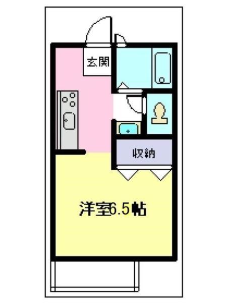 リバティ A（202） 間取り図画像