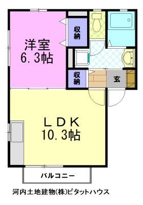 ルナパレス（203） 間取り図画像