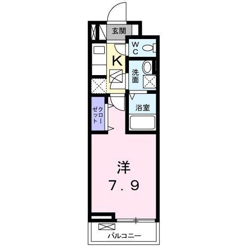 パレ・ドュ・アムール（203） 間取り図画像