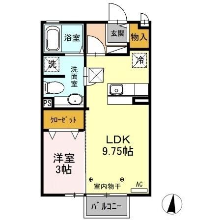 モナリエ御幸本町（103） 間取り図画像