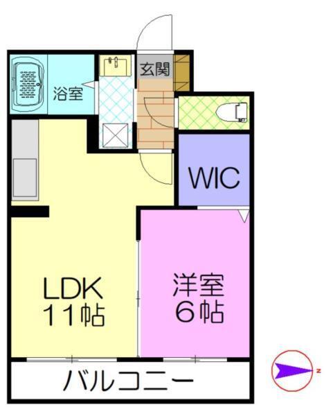 ムゲンハイツ下戸祭（203） 間取り図画像