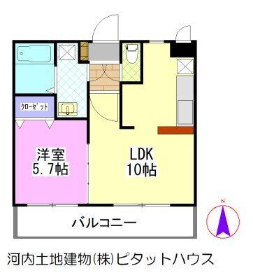 アルファレジデンスイースト（403） 間取り図画像