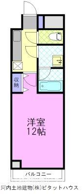 サンライズ宇都宮（604） 間取り図画像