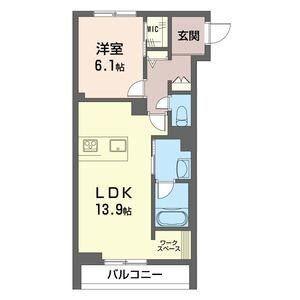 エクラ モーブ（303） 間取り図画像
