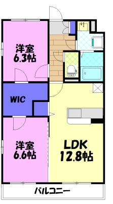 グランフォレストG（305） 間取り図画像