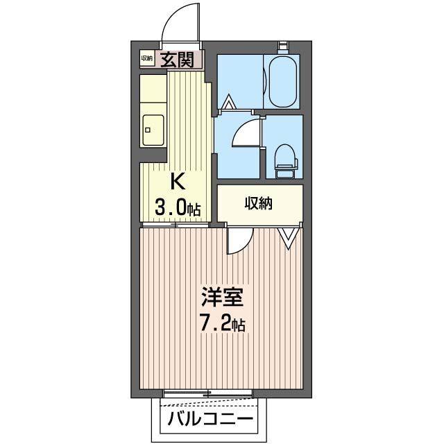 ドリームハウス 2（202） 間取り図画像