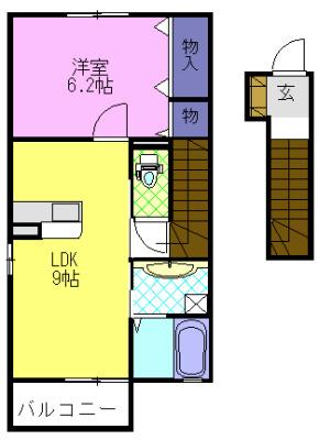 ウィットSW（202） 間取り図画像
