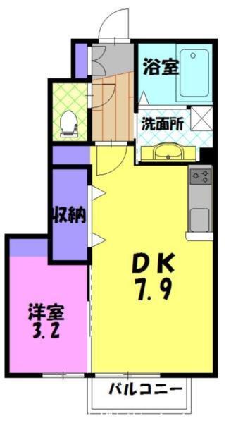 フォーゲルテラス ブラウ 4（106） 間取り図画像